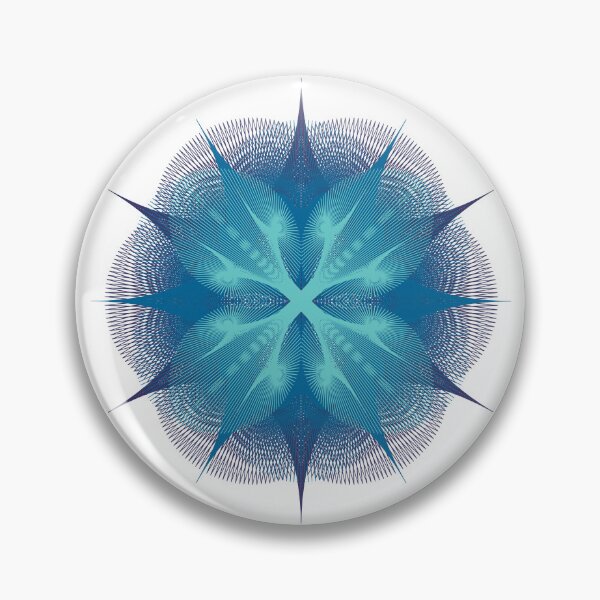 Item preview, CirclesOnCircle-2B [11110011-Blues-WB] designed and sold by LottMultimedia.