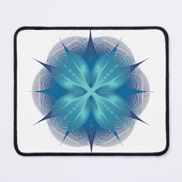 Item preview, CirclesOnCircle-2B [11110011-Blues-WB] designed and sold by LottMultimedia.