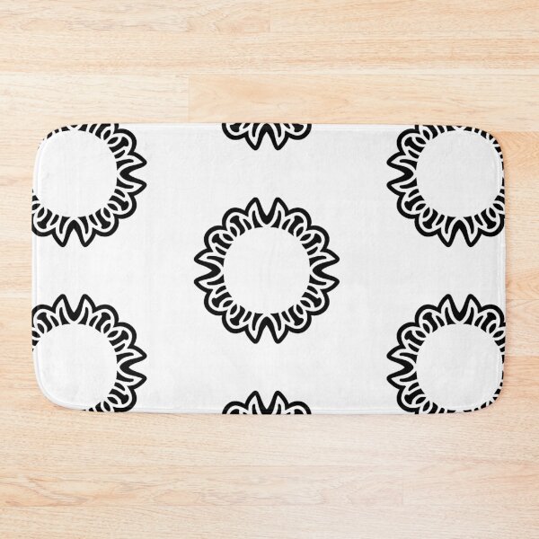 Item preview, logo round frame white black minimalism circle simple pattern white black minimalism circle simple pattern simple circle, circle T-shirt, patterned dress, black and white linen, leggings designed and sold by gulka8.