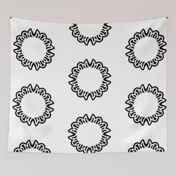 Item preview, logo round frame white black minimalism circle simple pattern white black minimalism circle simple pattern simple circle, circle T-shirt, patterned dress, black and white linen, leggings designed and sold by gulka8.