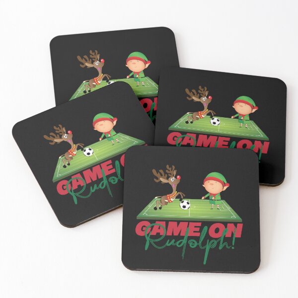 Item preview, Elves vs. Reindeer Christmas Soccer Tee designed and sold by clevercraft58.