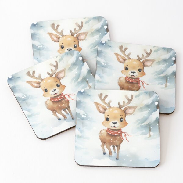 Item preview, Playful Jingle Bell Reindeer designed and sold by cute-animals99.