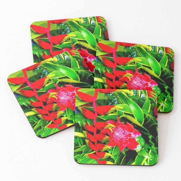 Item preview, Red Torch Ginger_Perennial Etlingera Elatior Flower_Helicornia_Bird of Paradise designed and sold by TeraiNB.