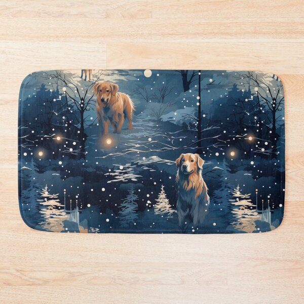 Item preview, Winter Wonderland Walk with Goldens designed and sold by ShiningInDark.