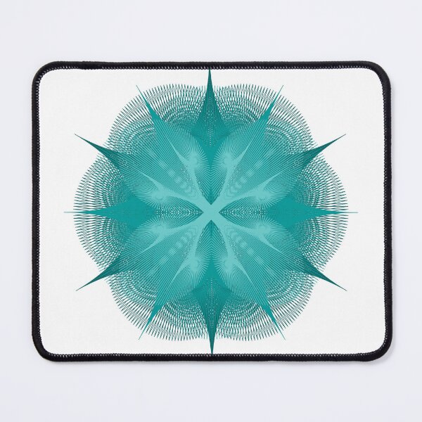 Item preview, CirclesOnCircle-2B [11110011-Cyans-WB] designed and sold by LottMultimedia.