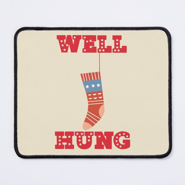 Item preview, Well Hung | Funny Christmas | Christmas Stocking Pun designed and sold by Jollys-ArtShop.
