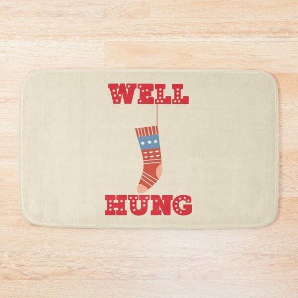 Item preview, Well Hung | Funny Christmas | Christmas Stocking Pun designed and sold by Jollys-ArtShop.