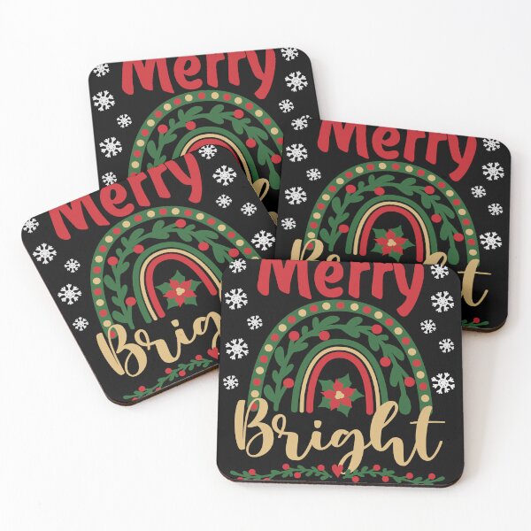 Item preview, Merry and bright Christmas cute rainbow designed and sold by cocochi.