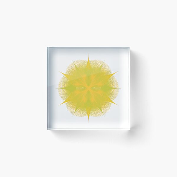 Item preview, CirclesOnCircle-2B [11110011-Yellows-WB] designed and sold by LottMultimedia.