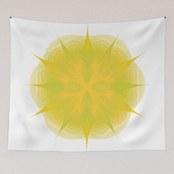 Item preview, CirclesOnCircle-2B [11110011-Yellows-WB] designed and sold by LottMultimedia.