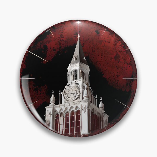 Item preview, A Blood splattered clocktower designed and sold by creative-cub.
