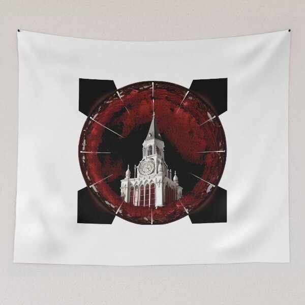 Item preview, A Blood splattered clocktower designed and sold by creative-cub.