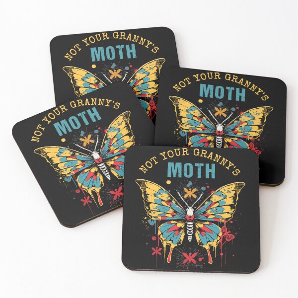 Item preview, Not Your Granny Moth Punk Art Styled designed and sold by CosyTeal.