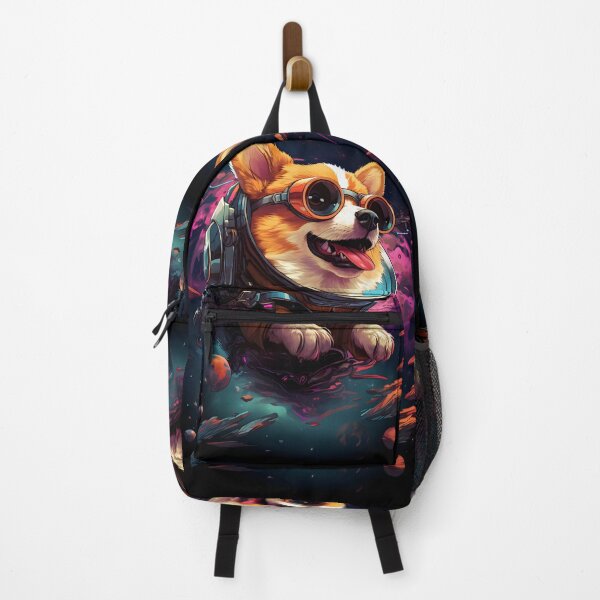 Item preview, Corgi in Space Funny Welsh Corgi Pembroke Dog Lover Cyberpunk designed and sold by SecretDicer.