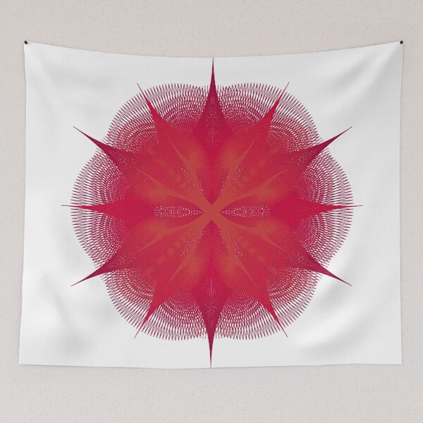 Item preview, CirclesOnCircle-2B [11110011-Reds-WB] designed and sold by LottMultimedia.