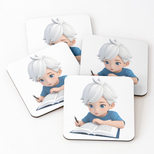 Item preview, Niño de dibujos animados 3D estudiando 1 designed and sold by Kulpi6147.