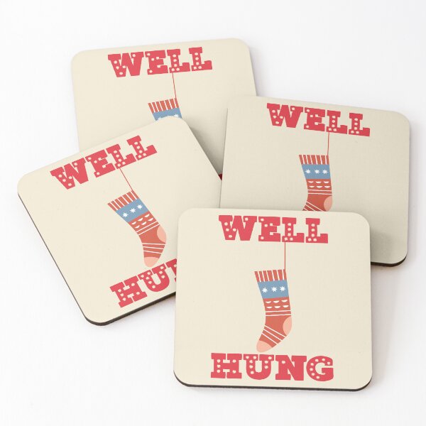 Item preview, Well Hung | Funny Christmas | Christmas Stocking Pun designed and sold by Jollys-ArtShop.