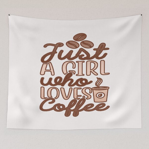 Item preview, just a girl who loves coffee #3 designed and sold by creativerooney.