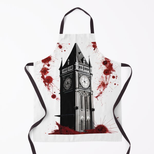 Item preview, A Blood splattered clocktower designed and sold by creative-cub.