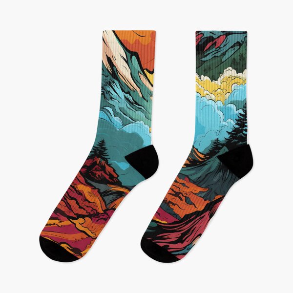 Item preview, Comic Book Pop Art "Mystic Mountains" : 1  designed and sold by CareToCanvas.