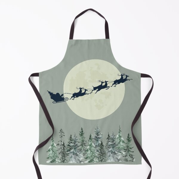 Item preview, Santa in his Sleigh On Christmas Night Flying Through The Sky designed and sold by RakelMacc.