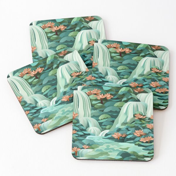 Item preview, Paper Waterfalls Cut Out Art :1 designed and sold by CareToCanvas.