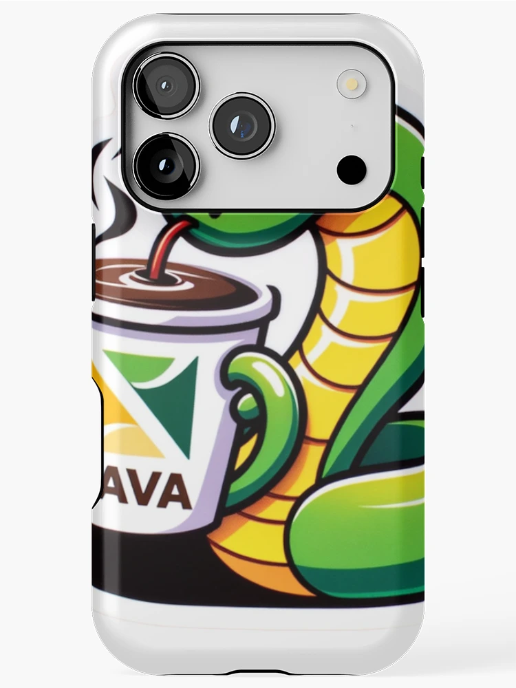 Thumbnail 1 of 4, iPhone Case, Java Brew Python designed and sold by pixeldigger.