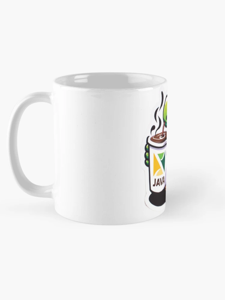 Imagen 5 de 6, Taza de café con la obra Java Brew Python, diseñada y vendida por pixeldigger.