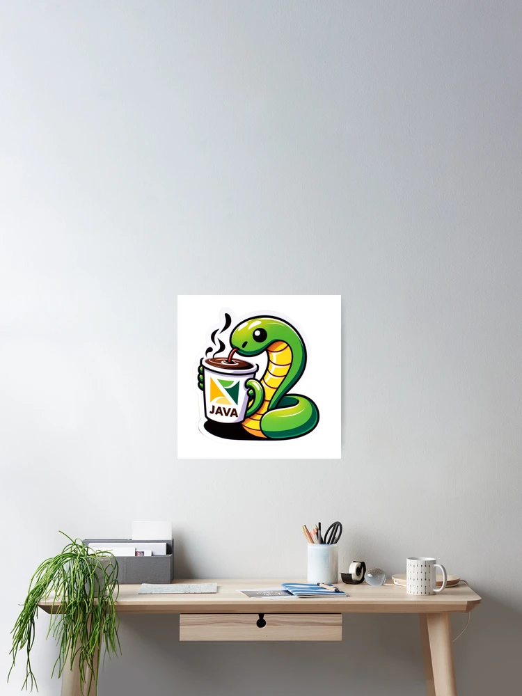 Thumbnail 2 von 3, Poster, Java Brew Python designt und verkauft von pixeldigger.