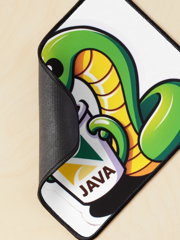 Thumbnail 2 of 5, Mouse Pad, Java Brew Python designed and sold by pixeldigger.