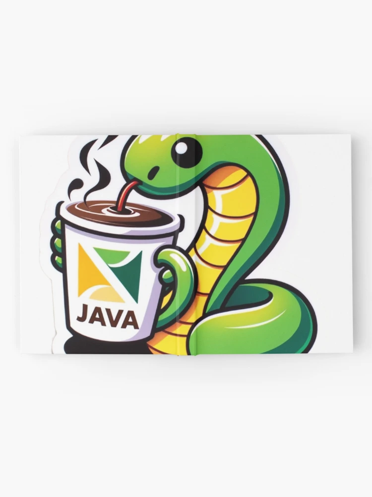 Imagen 2 de 3, Cuaderno con la obra Java Brew Python, diseñada y vendida por pixeldigger.