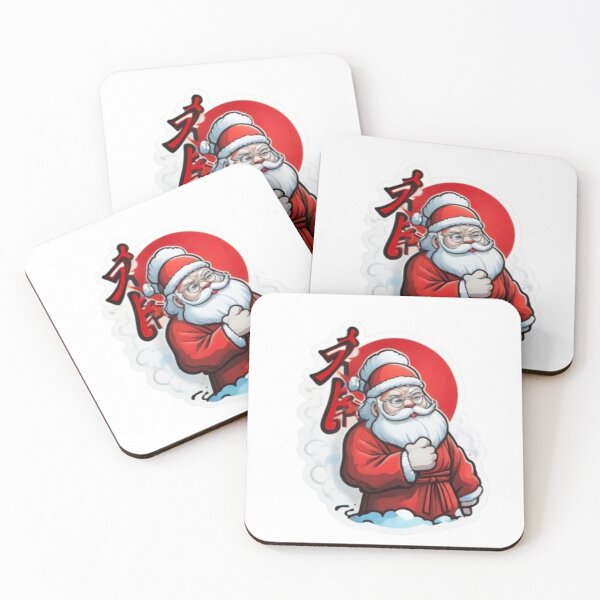 Item preview, Cool Santa Japan christmas designed and sold by KorArtStudio.