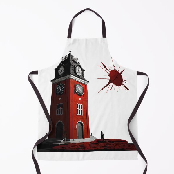 Item preview, A Blood red clocktower designed and sold by creative-cub.