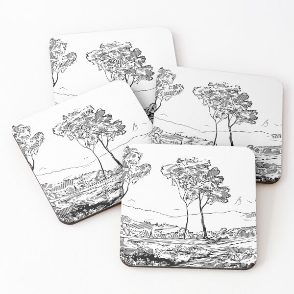 Item preview, Outline landscape rustic natural view  designed and sold by Jayjaynaenae.