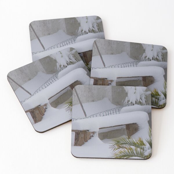 Item preview, Pristine Snow Covered Garden Bench - Devon UK designed and sold by lezvee.