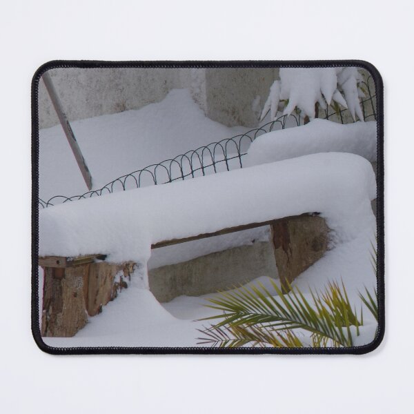 Item preview, Pristine Snow Covered Garden Bench - Devon UK designed and sold by lezvee.