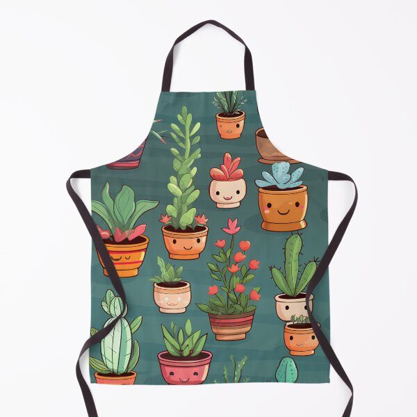 Item preview, Cute Kawaii Style House Plants : 1  designed and sold by CareToCanvas.