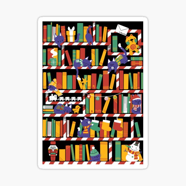 Item preview, Xmas Cat Library designed and sold by TaylorRoss1.