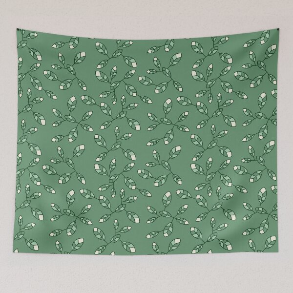 Item preview, Green leafs pattern. designed and sold by Leberks.