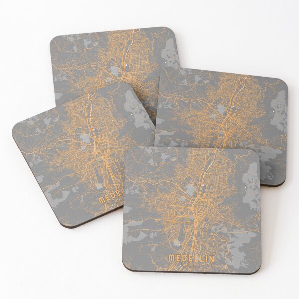 Item preview, Medellin City Map of Colombia - Bauhaus designed and sold by deMAP.