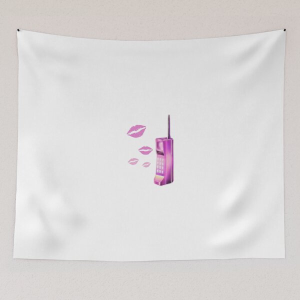 Item preview, Pink phone with kisses designed and sold by ridnaledesigner.