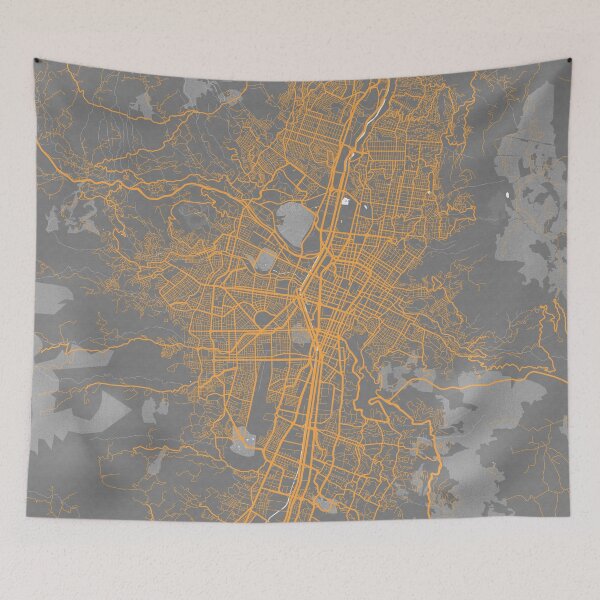 Item preview, Medellin City Map of Colombia - Bauhaus designed and sold by deMAP.