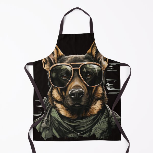 Item preview, Focused Dog guardian german sheherd in glasses designed and sold by SkyEditor.