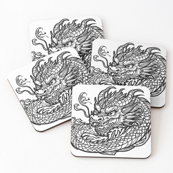 Item preview, Dragon outline black  designed and sold by Jayjaynaenae.