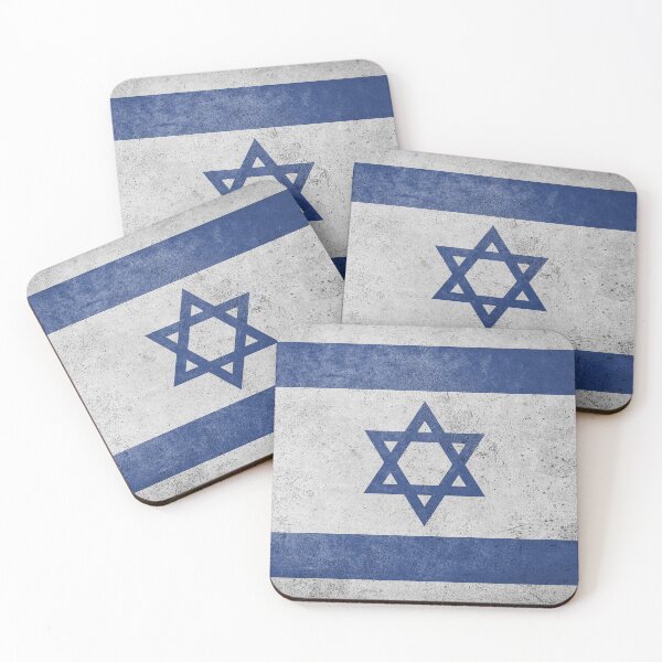Item preview, Distressed, Old, Faded & Worn Flag of Israel (Flag of Zion) designed and sold by STUDIO-72.
