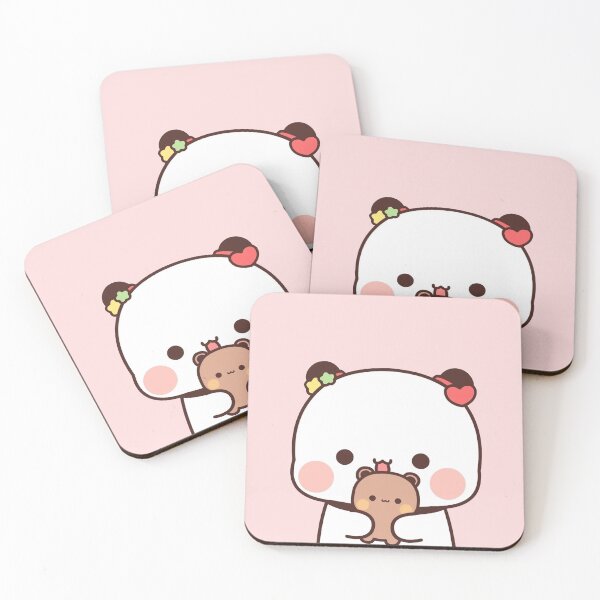 Item preview, Dudu Panda | Yier Panda with Bubu Plushie | Bubu & Dudu Sticker designed and sold by valeriehsin.