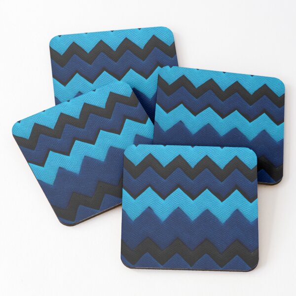 Item preview, Zig zag blue 1 designed and sold by Hensfield.