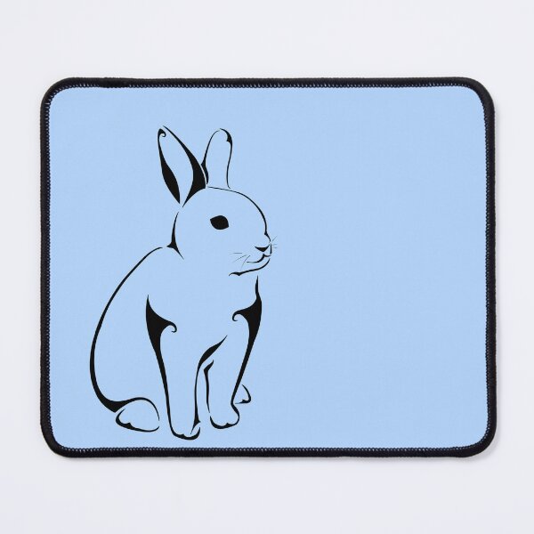 Item preview, Bunny on blue designed and sold by SkyeNotions.