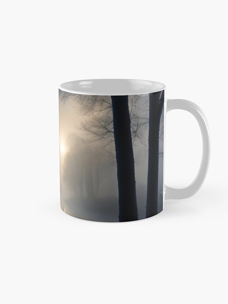 Thumbnail 5 of 6, Coffee Mug, Ship in the Mist designed and sold by LenCarol.