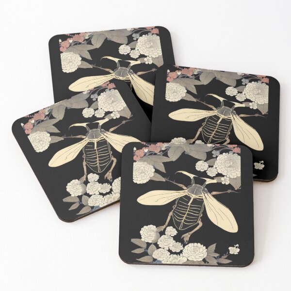 Item preview, hercules beetle in flowers designed and sold by EuropeanPrints.